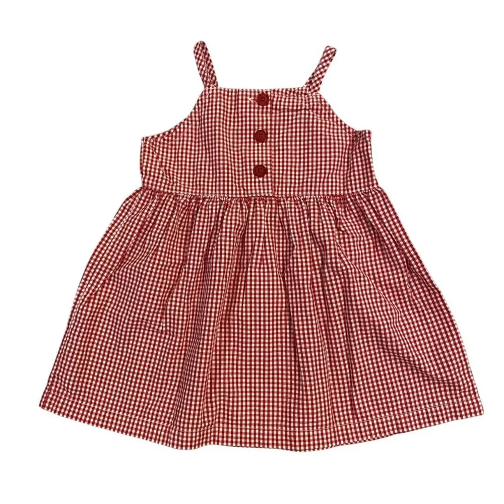 OshKosh 18m Red Gingham Star Dress